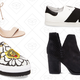 Shays Heel, $110 | Slick-P Sneaker, $90 | Santo Sneaker, $90 | Sydelle Bootie, $130